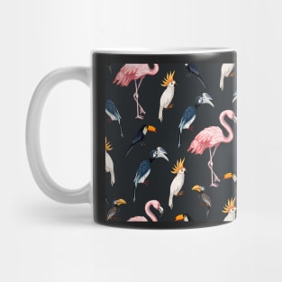 Tropical bird pattern Mug